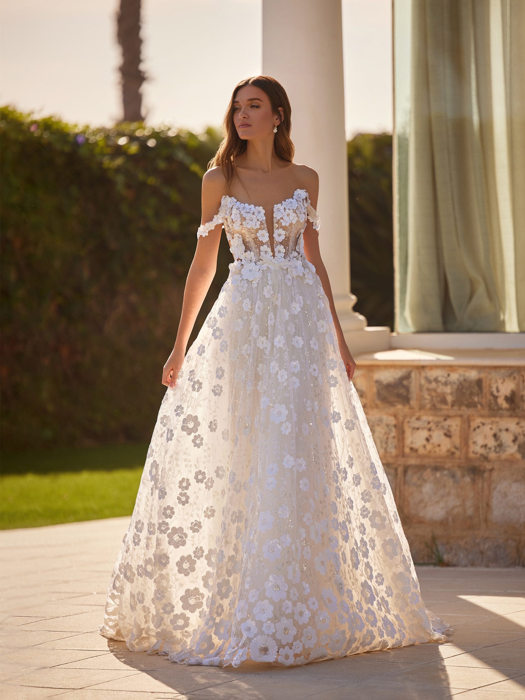 NOUVELLE A line wedding dress San Patrick