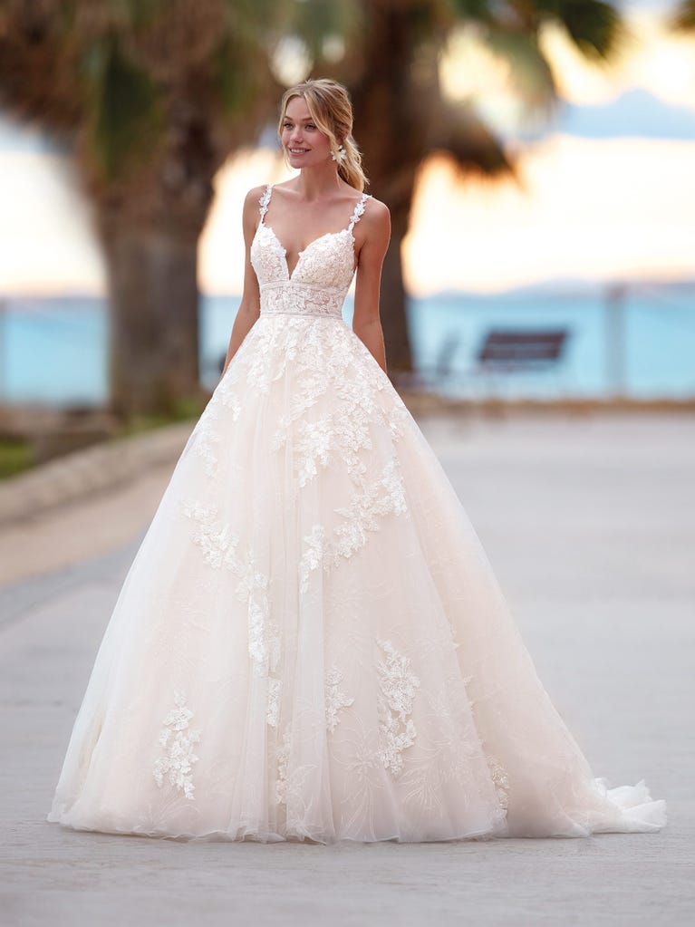Sparkling Lace Princess Ballgown Wedding Dress