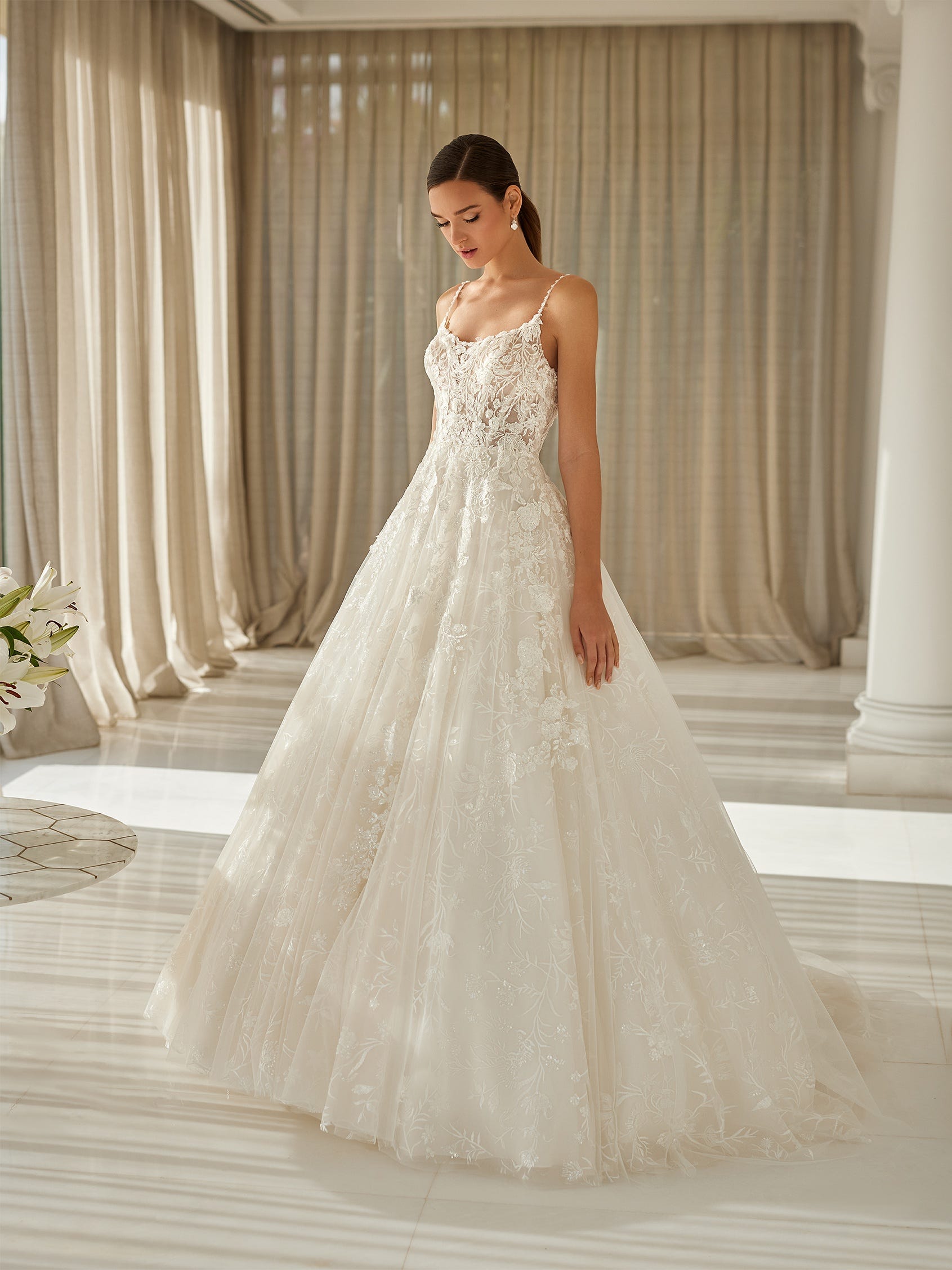 SHARMA A line wedding dress San Patrick