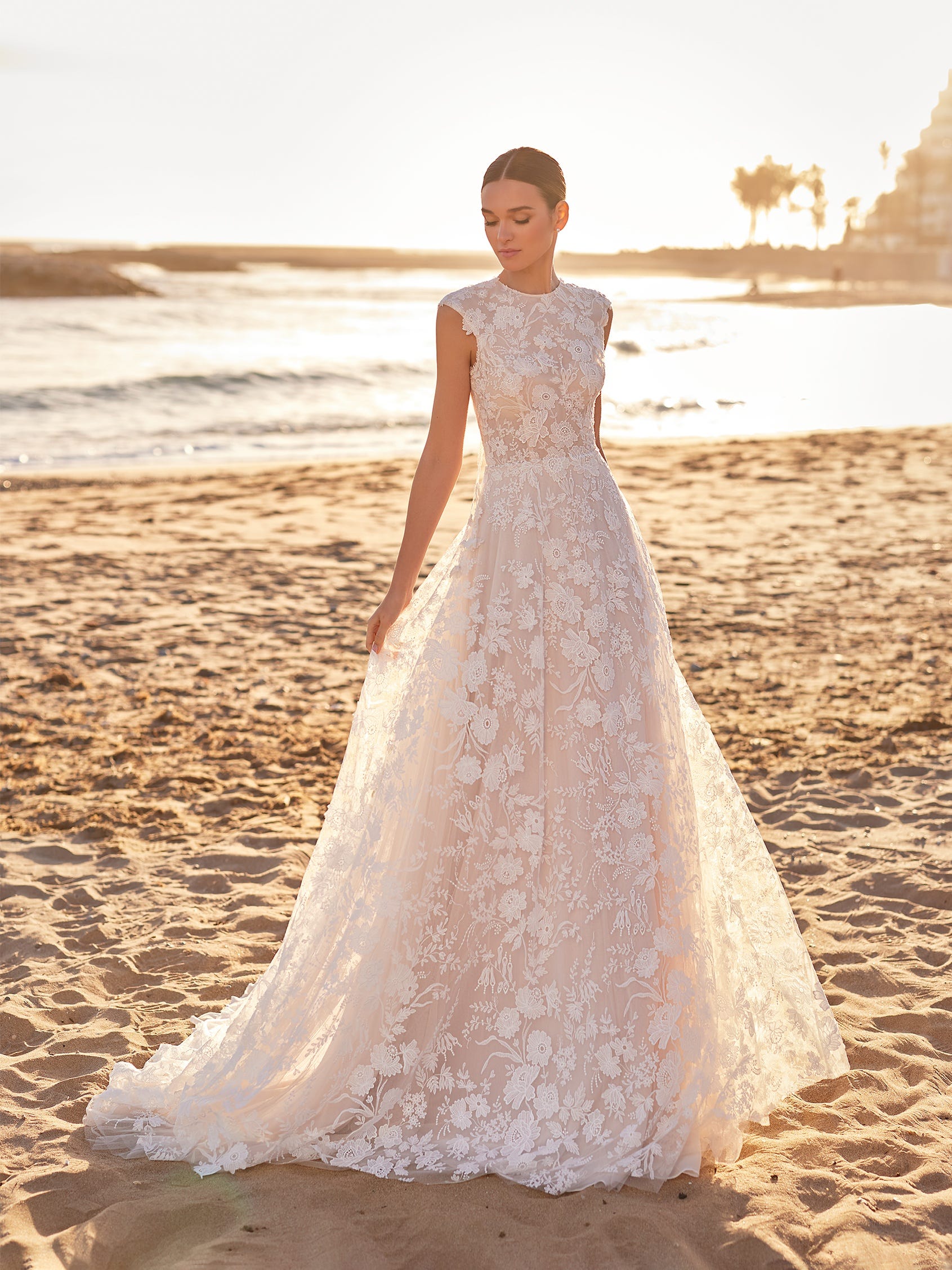 Vestidos de best sale novia romanticos